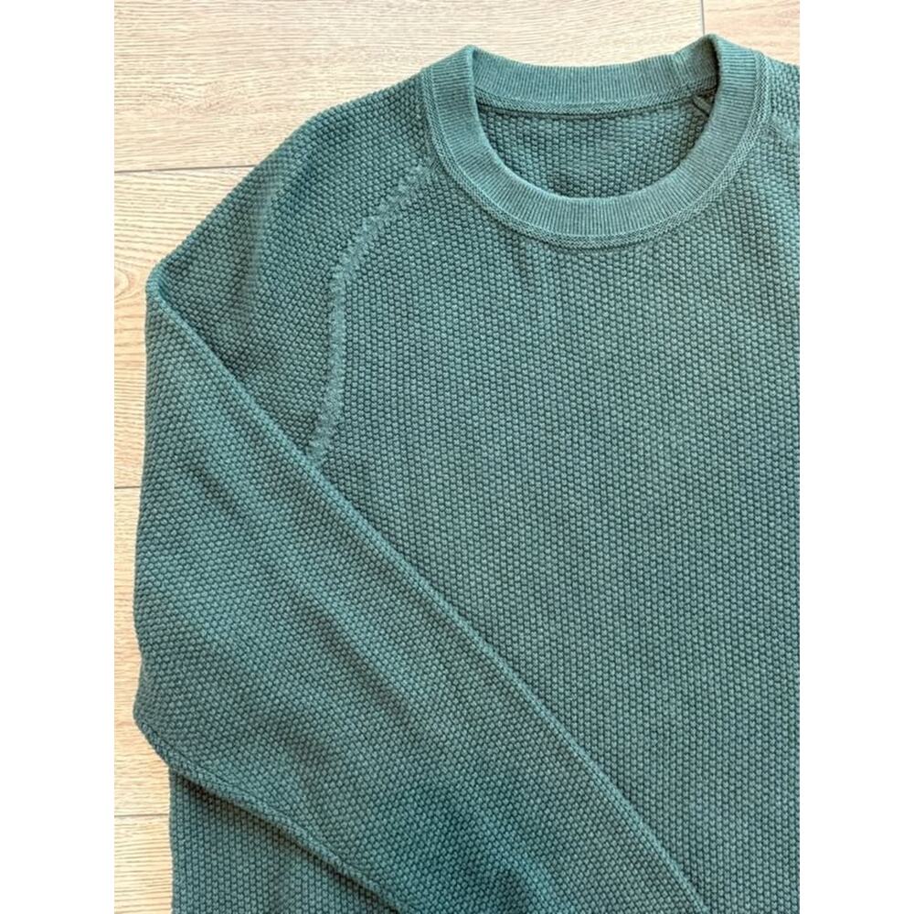 Lululemon Men's Crewneck Knit Sweater, Green (Large)